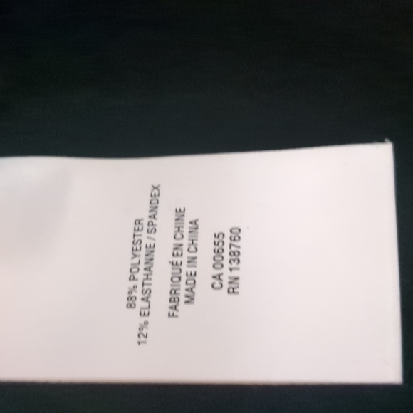 HYBA* crossover neck long sleeve fitted black size M work out jacket - Picture 7 of 10